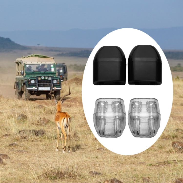3 Pairs Hidden Animal Drive Car ABS Animal Alarm(Black) - Others by PMC TechLife | Online Shopping South Africa | PMC TechLife | Buy Now Pay Later Mobicred
