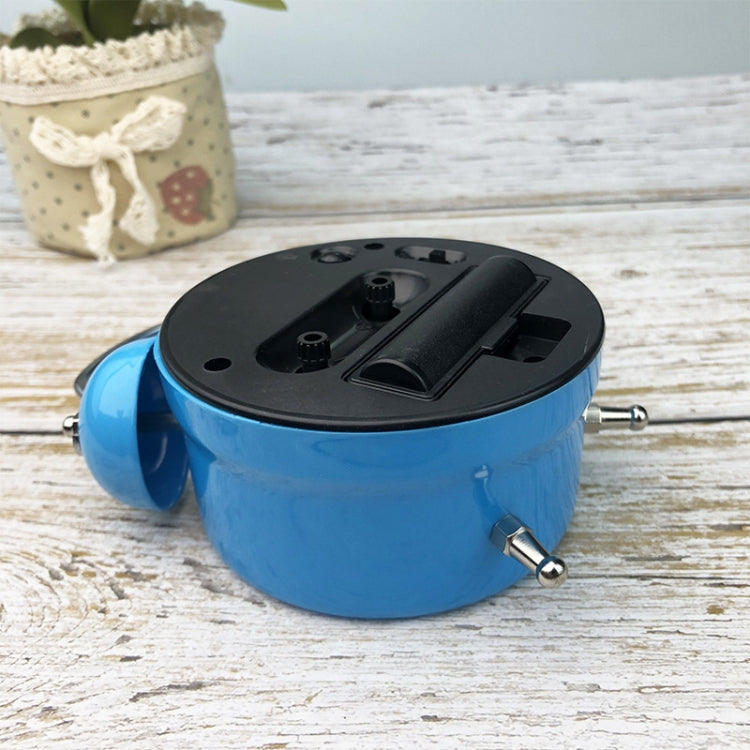 3 Inch Metal Bell Alarm Clock With Night Light Student Bedside Fashion Clock(Blue) - Alarm Clocks by PMc TechLife | Online Shopping South Africa | PMc TechLife | Buy Now Pay Later Mobicred