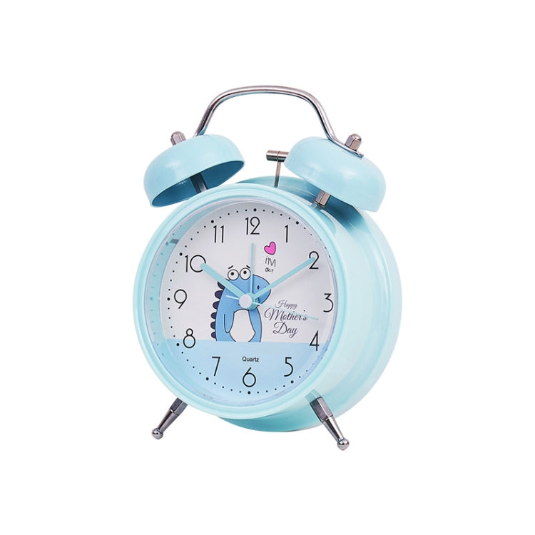 Student Cute Style Bell Alarm Clock Bedside Mute Clock With Light Specification��� Y33 3 Inch (Blue) - Alarm Clocks by PMc TechLife | Online Shopping South Africa | PMc TechLife | Buy Now Pay Later Mobicred