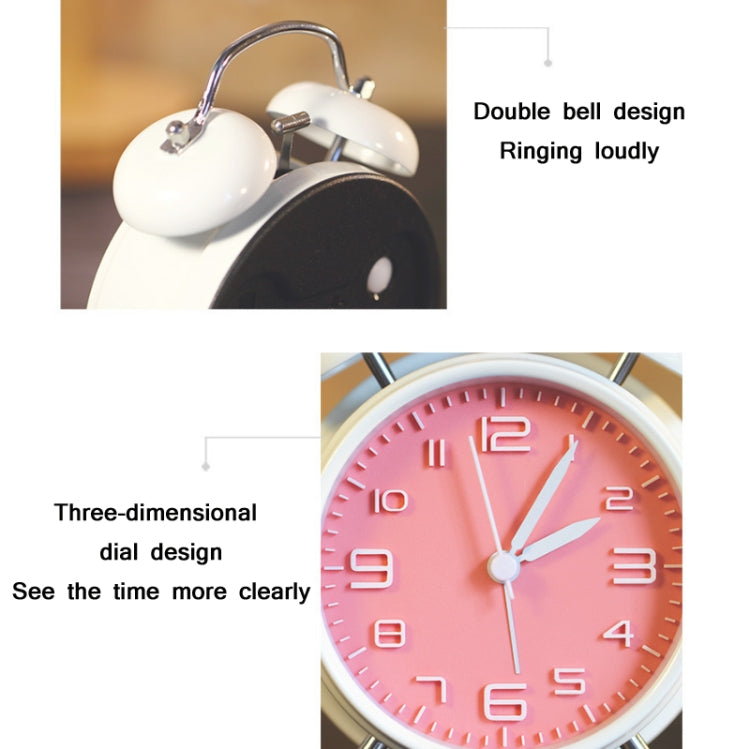 4 Inch Bedroom Bedside Stereo Digital Silent Alarm Clock With Light(Red Shell Red Surface) - Alarm Clocks by PMc TechLife | Online Shopping South Africa | PMc TechLife | Buy Now Pay Later Mobicred