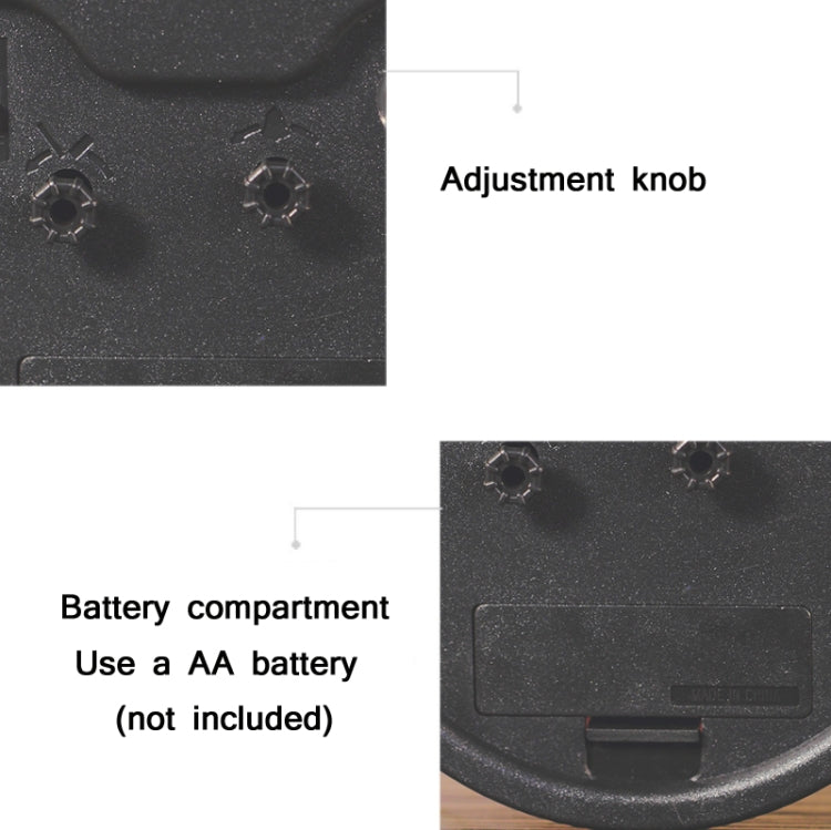 4 Inch Bedroom Bedside Stereo Digital Silent Alarm Clock With Light(White Shell Red Surface) - Alarm Clocks by PMc TechLife | Online Shopping South Africa | PMc TechLife | Buy Now Pay Later Mobicred