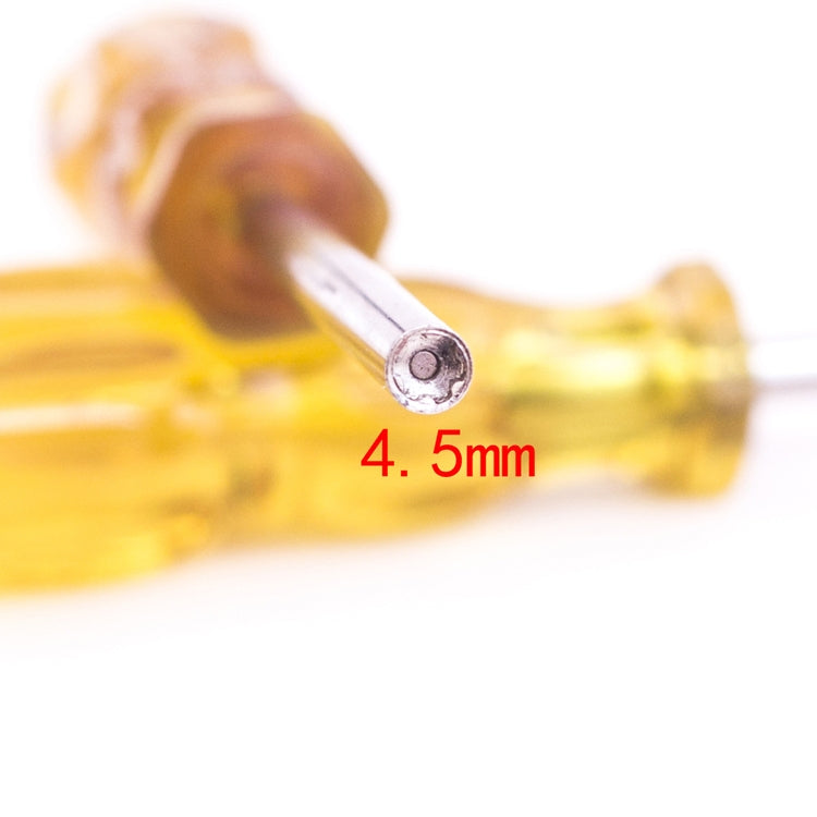 4 PCS Disassembly Tool Screwdriver Sleeve Applicable For Nintendo N64 / SFC / GB / NES / NGC(Transparent Yellow 4.5mm) - Tools by PMC TechLife | Online Shopping South Africa | PMC TechLife | Buy Now Pay Later Mobicred