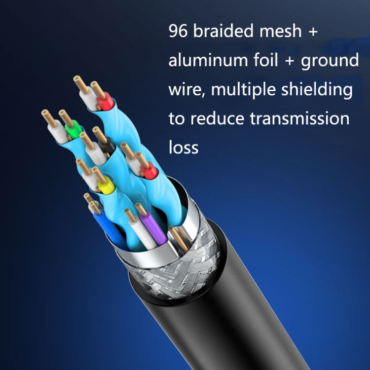 Jasoz HDMI High-Definition Projector Computer Video Cable Oxygen-Free Copper Core, Cable Length: 8m - Cable by PMC Jewellery | Online Shopping South Africa | PMC Jewellery | Buy Now Pay Later Mobicred