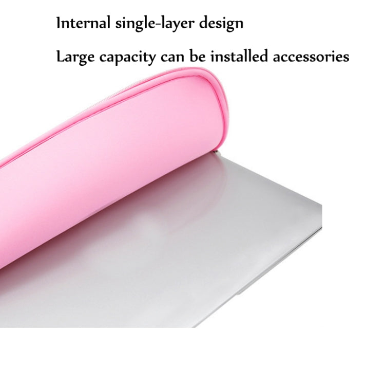 Laptop Anti-Fall and Wear-Resistant Lliner Bag For MacBook 13 inch(Upgrade Pink) - Protective Bags by PMC Jewellery | Online Shopping South Africa | PMC Jewellery | Buy Now Pay Later Mobicred