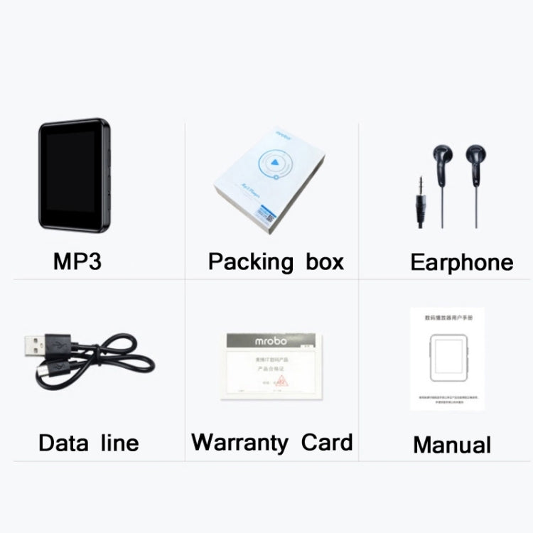 M21 Touch Version 1.77 Inch Novel Reading MP3 E-book, Specification:With Bluetooth(8GB) - MP3 Player by PMC TechLife | Online Shopping South Africa | PMC TechLife | Buy Now Pay Later Mobicred