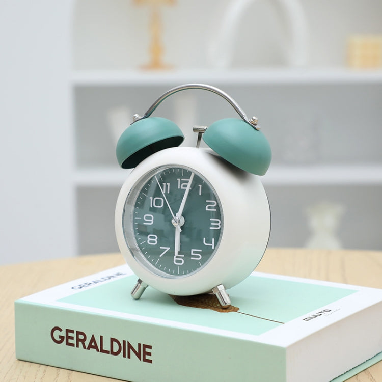 Bedroom Desktop Metal Digital Mechanical Alarm Clock Living Room Silent Clock With Night Light(Green) - Alarm Clocks by PMc TechLife | Online Shopping South Africa | PMc TechLife | Buy Now Pay Later Mobicred