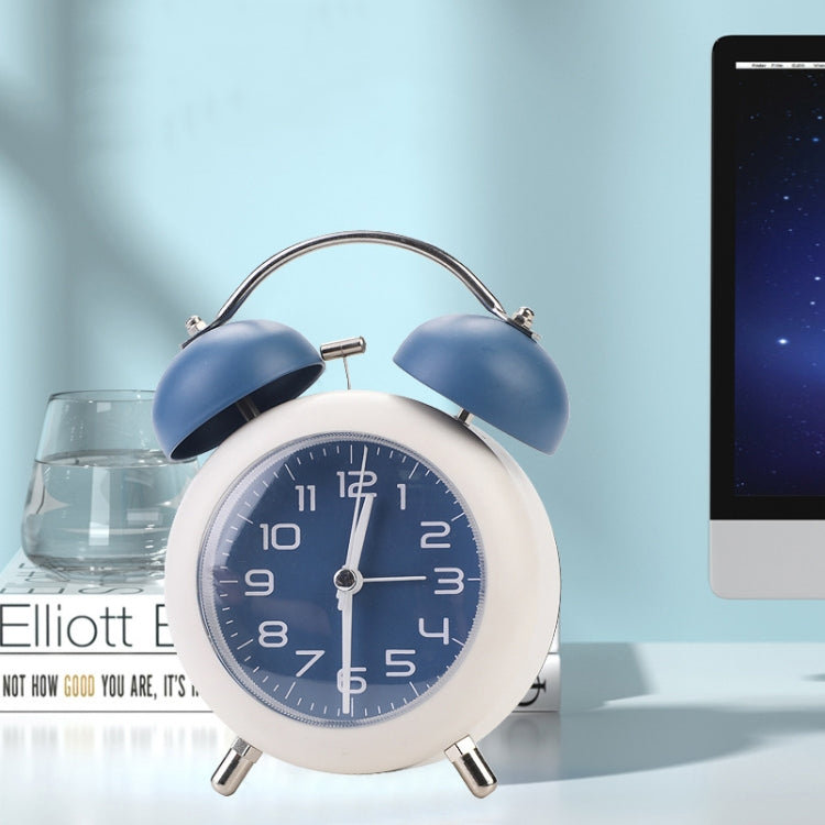 Bedroom Desktop Metal Digital Mechanical Alarm Clock Living Room Silent Clock With Night Light(Coffee Color) - free shipping - PMc TechLife - Order now!