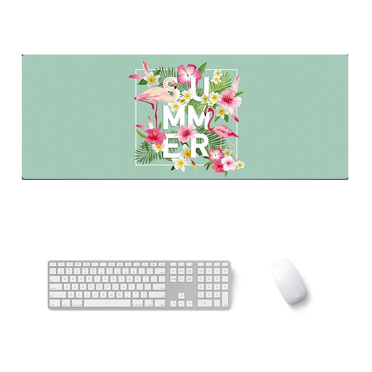 900x400x4mm Office Learning Rubber Mouse Pad Table Mat(2 Flamingo) - Mouse Pads by PMC TechLife | Online Shopping South Africa | PMC TechLife | Buy Now Pay Later Mobicred
