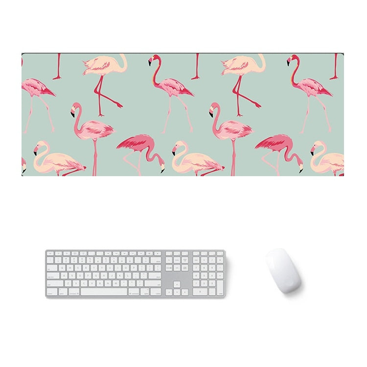 900x400x4mm Office Learning Rubber Mouse Pad Table Mat(5 Flamingo) - Mouse Pads by PMC TechLife | Online Shopping South Africa | PMC TechLife | Buy Now Pay Later Mobicred