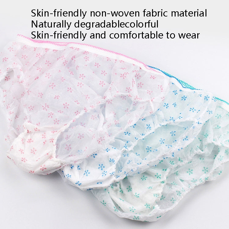 Pregnant Women Disposable Underwear Non-Woven Maternal Postpartum Cotton Bottom Paper Underwear, Color Random Delivery, Size: L(Printing) - free shipping - PMC TechLife - Order now!