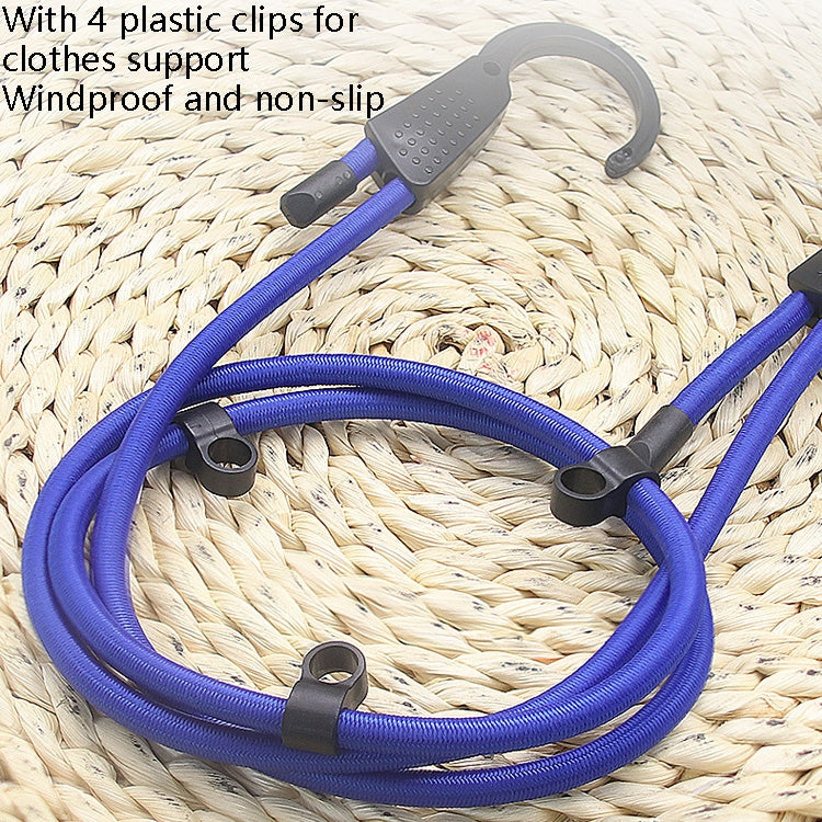 RUNDONG AUTO ACCESSORIES R-8040 Car Luggage Fixed Rope Outdoor Travel Car Interior Clothing Rope(1.5m Blue) - Tapes & Ropes by PMC TechLife | Online Shopping South Africa | PMC TechLife | Buy Now Pay Later Mobicred