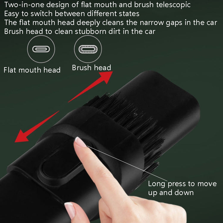 HL-003 Car Wireless Portable High-Power Vacuum Cleaner Home Pet Hair Vacuum Cleaner(Black) - free shipping - PMC TechLife - Order now!
