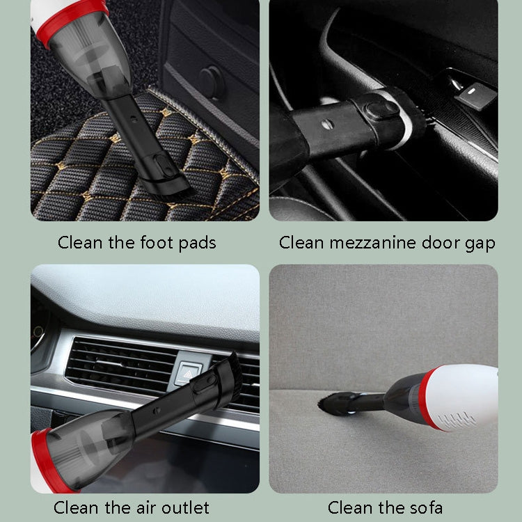 HL-003 Car Wireless Portable High-Power Vacuum Cleaner Home Pet Hair Vacuum Cleaner(White) - Vacuum Cleaner by PMC TechLife | Online Shopping South Africa | PMC TechLife | Buy Now Pay Later Mobicred