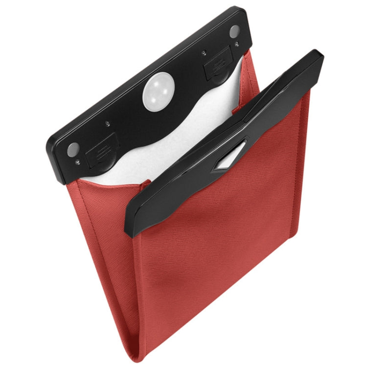Car Trash Can Storage Bag Hanging Paste With LED Light Garbage Bag(Small (Red)) - Stowing Tidying by PMC TechLife | Online Shopping South Africa | PMC TechLife | Buy Now Pay Later Mobicred