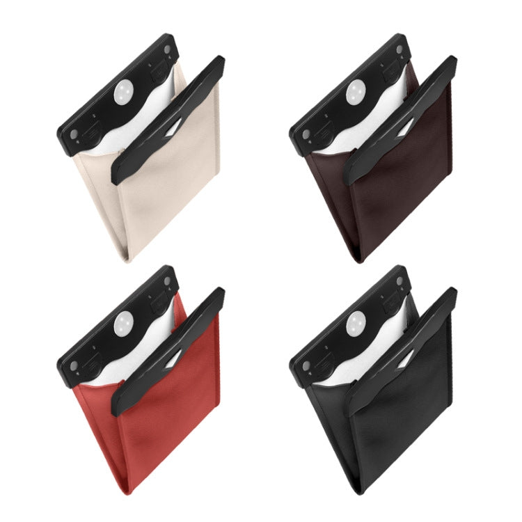 Car Trash Can Storage Bag Hanging Paste With LED Light Garbage Bag(Small (Red)) - Stowing Tidying by PMC TechLife | Online Shopping South Africa | PMC TechLife | Buy Now Pay Later Mobicred