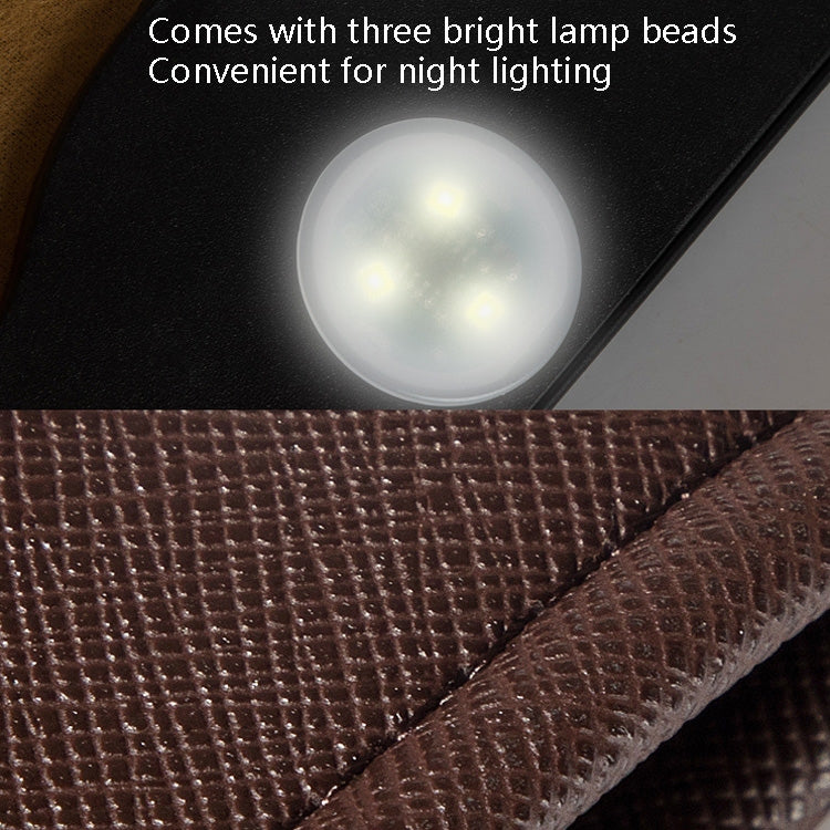 Car Trash Can Storage Bag Hanging Paste With LED Light Garbage Bag(Small (Beige))) - Stowing Tidying by PMC TechLife | Online Shopping South Africa | PMC TechLife | Buy Now Pay Later Mobicred