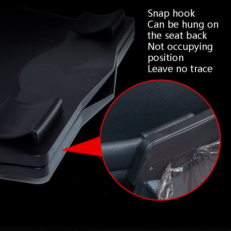 Car Trash Can Car Chair Back Hanging Storage Box Hidden Folding Storage Bag With LED Light(Black) - Stowing Tidying by PMC TechLife | Online Shopping South Africa | PMC TechLife | Buy Now Pay Later Mobicred