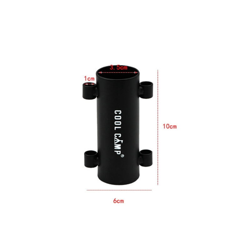 COOL CAMP Sky Curtain Rod Holder Tent Awning Strut Fixed Pipe(Black) - Tents & Accessories by PMC TechLife | Online Shopping South Africa | PMC TechLife | Buy Now Pay Later Mobicred