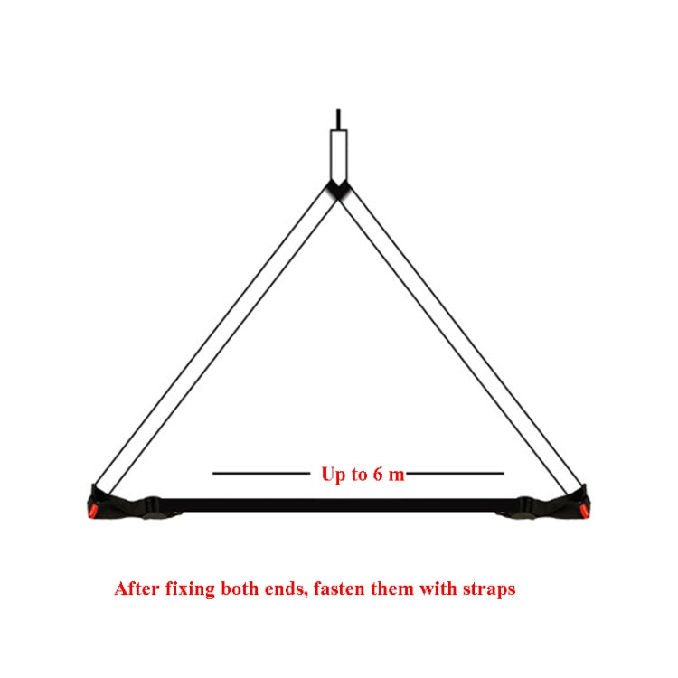COOL CAMP CF-711 Pyramid Tent Pole Retainer Tent Accessories Canopy Pole Fixed Adjustment Buckle(Black) - Tents & Accessories by PMC TechLife | Online Shopping South Africa | PMC TechLife | Buy Now Pay Later Mobicred