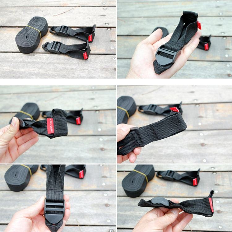 COOL CAMP CF-711 Pyramid Tent Pole Retainer Tent Accessories Canopy Pole Fixed Adjustment Buckle(Black) - Tents & Accessories by PMC TechLife | Online Shopping South Africa | PMC TechLife | Buy Now Pay Later Mobicred