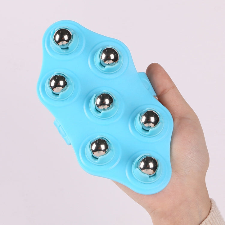 Seven-ball Massager Multifunctional Five-element Meridian Brush Lymphatic Dredging Roller-ball Massager, Shape: Ordinary  Pink - free shipping - PMC TechLife - Order now!