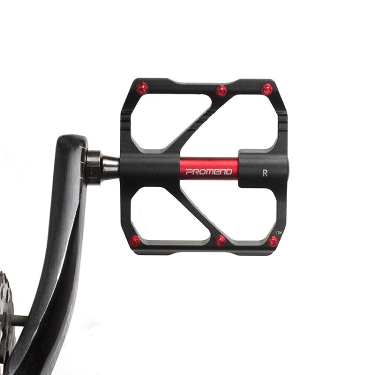 1 Pair PROMEND Mountain Bike Road Bike Bicycle Aluminum Pedals(PD-R87 Red) - free shipping - PMc TechLife - Order now!