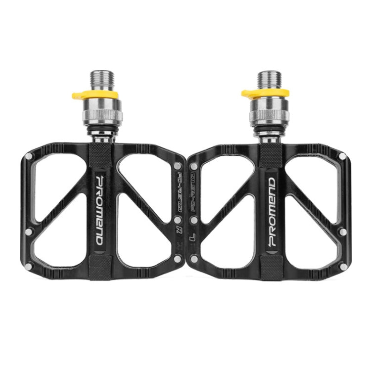 PD-R67Q 1 Pair PROMEND Bicycle Pedal Road Bike Aluminum Alloy Bearing Quick Release Folding Pedal - free shipping - PMc TechLife - Order now!