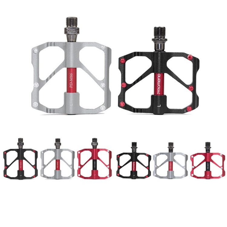 PD-M86C  1 Pair PROMEND Bicycle Road Bike Mountain Bike 3 Palin Carbon Fiber Bearing Pedal(Red) - Pedals by PROMEND | Online Shopping South Africa | PMc TechLife | Buy Now Pay Later Mobicred
