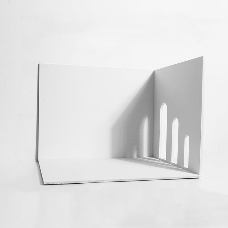 2 Background Board+Large 3-Arch Door Solid Wood Geometric Polygon Camera Props Creative Photography Ornaments - free shipping - PMC TechLife - Order now!