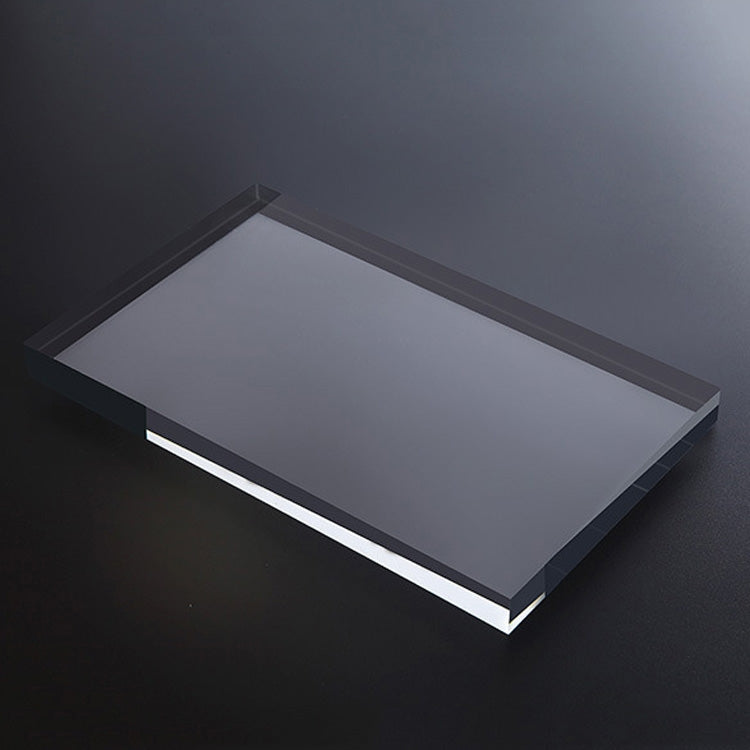 Rectangular 20x12x1.5cm Transparent Acrylic Geometric Photo Props Photography Background Plate Ornaments - free shipping - PMC TechLife - Order now!