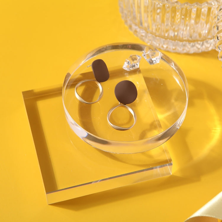 Rectangular 20x12x1.5cm Transparent Acrylic Geometric Photo Props Photography Background Plate Ornaments - free shipping - PMC TechLife - Order now!