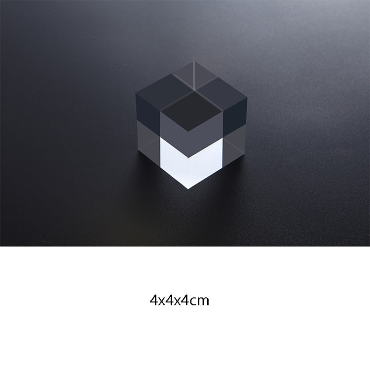 3 PCS Cube 4x4x4cm Transparent Acrylic Geometric Photo Props Photography Background Plate Ornaments - free shipping - PMC TechLife - Order now!