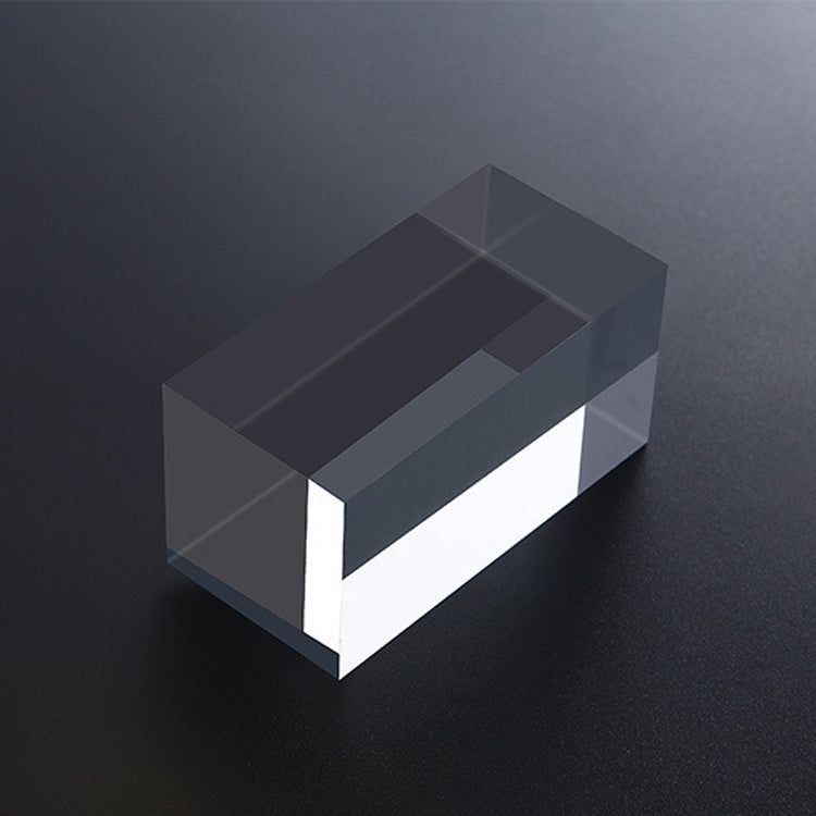 2 PCS Cube 4x4x8cm Transparent Acrylic Geometric Photo Props Photography Background Plate Ornaments - free shipping - PMC TechLife - Order now!