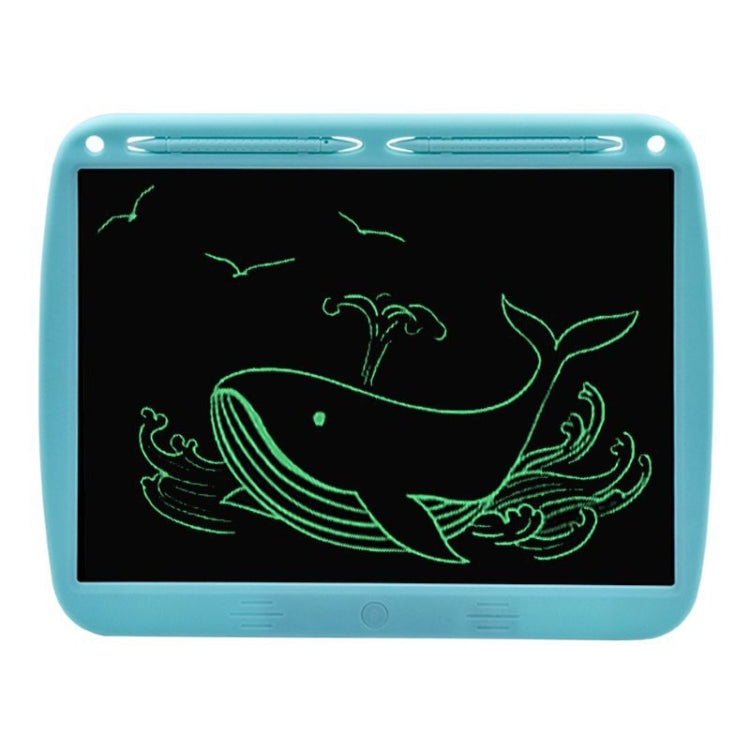 15inch Charging Tablet Doodle Message Double Writing Board LCD Children Drawing Board, Specification: Monochrome Lines (Blue) -  by PMC TechLife | Online Shopping South Africa | PMC TechLife | Buy Now Pay Later Mobicred