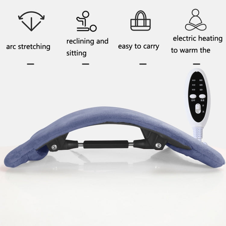 Electric Heating Lumbar Support Pad Lumbar Spine Stretcher Massager Spine Correction Backrest Board(124 big electric lumbar vertebrae) - free shipping - PMC TechLife - Order now!