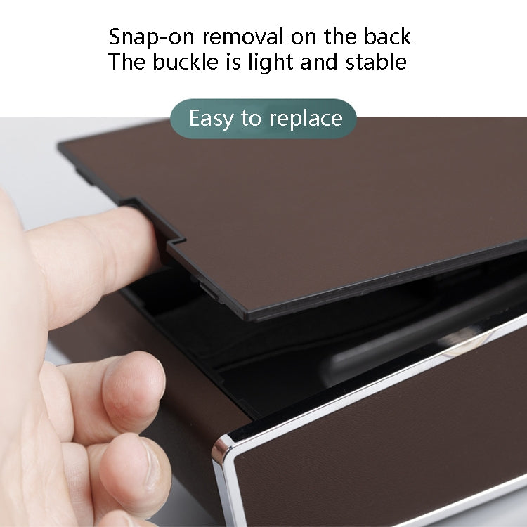 Car Clock Tissue Box Multi-Function Vehicle Instrument Table Paper Towel Box, Style: Clock+Parking Card (Green) - Tissue Boxes by PMC TechLife | Online Shopping South Africa | PMC TechLife | Buy Now Pay Later Mobicred