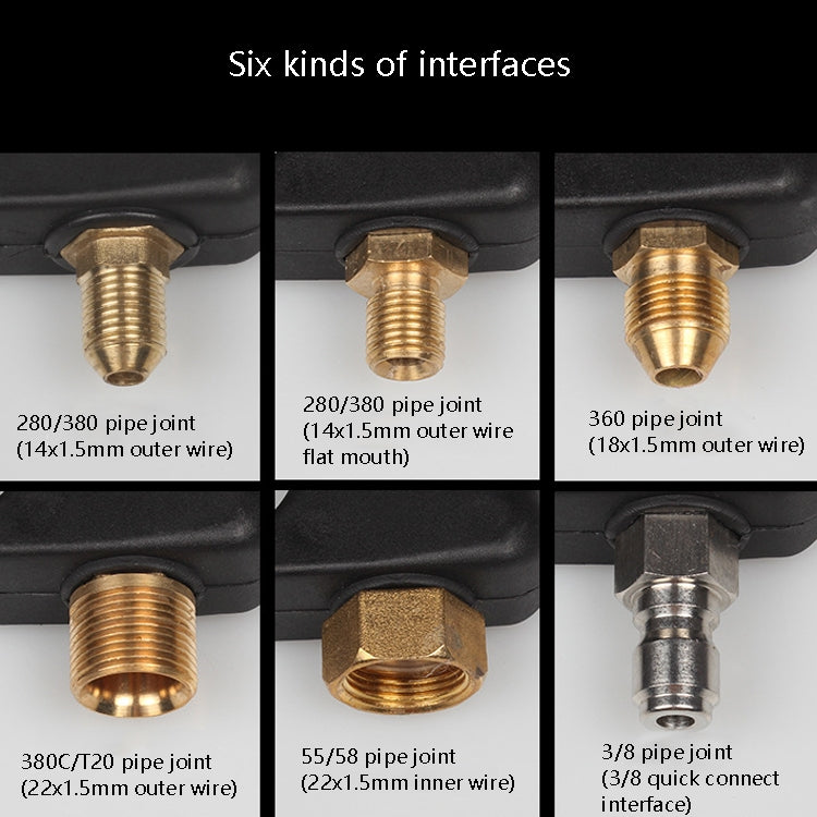 High-Pressure Car Wash Nozzle Cleaning Machine Brush Pump Accessories, Specification: Short Section 35 cm(Outer Wire 22x1.5mm) - Car Washer & Accessories by PMC TechLife | Online Shopping South Africa | PMC TechLife | Buy Now Pay Later Mobicred