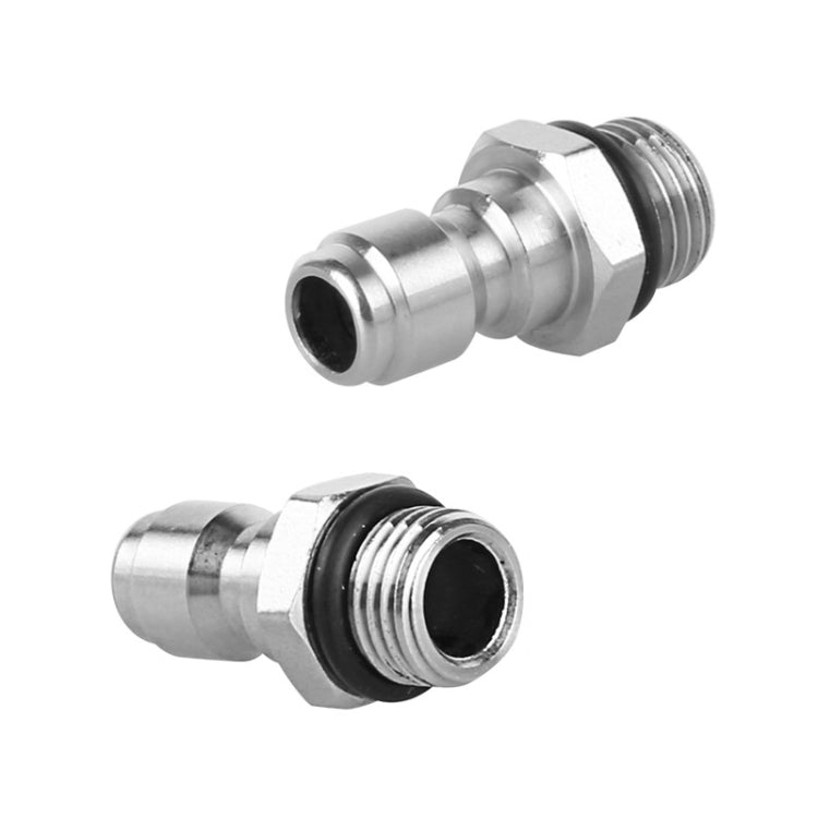 2 Sets High Pressure Spray Head Fast Insertion 1/4 Quick Pure Copper Joint(Internal M14 Female+Outer M14 Flat Femal) - Car Washer & Accessories by PMC TechLife | Online Shopping South Africa | PMC TechLife | Buy Now Pay Later Mobicred