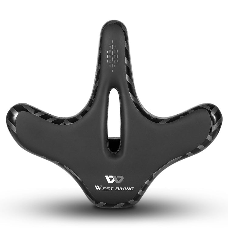 WEST BIKING YP0801122 Bicycle Mountain Bike Large Cushion Leisure And Comfortable Bicycle Saddle(Black Wild Goose) - free shipping - PMc TechLife - Order now!