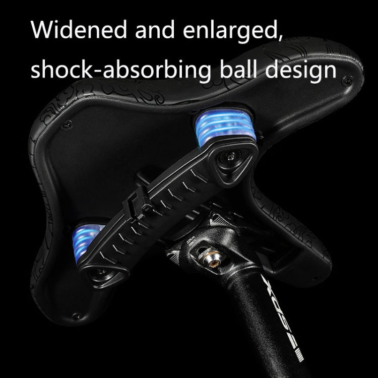 WEST BIKING YP0801122 Bicycle Mountain Bike Large Cushion Leisure And Comfortable Bicycle Saddle(Black Wild Goose) - free shipping - PMc TechLife - Order now!