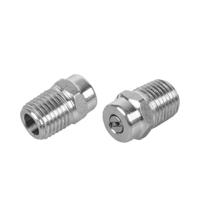 2 PCS ZG1/4-25 High Pressure Cleaning Machine Parts Fan Shaped Cleaner Nozzle, Specification: 050 Type 1.35 Hole - Car Washer & Accessories by PMC TechLife | Online Shopping South Africa | PMC TechLife | Buy Now Pay Later Mobicred