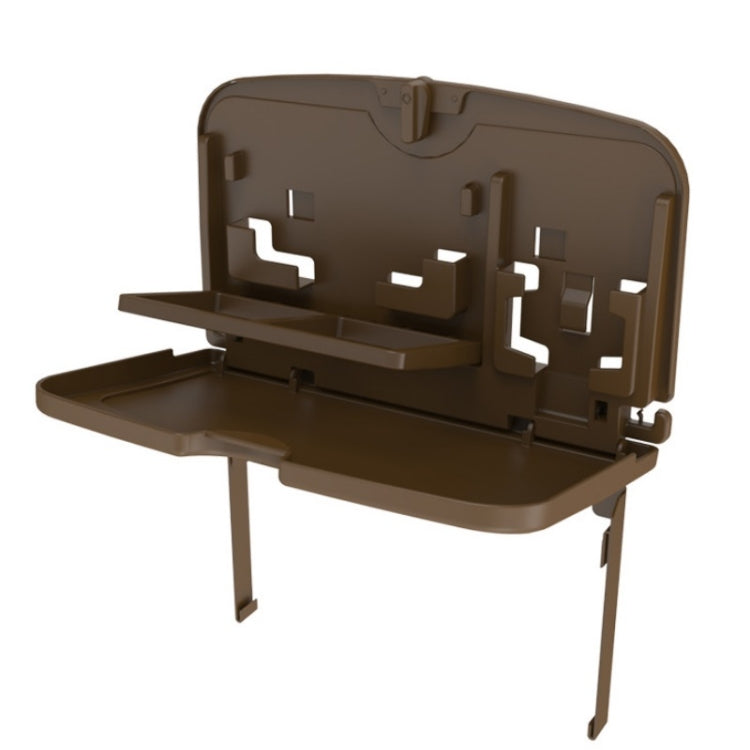Car Seat Back Sundries And Beverage Storage Tray(Brown) - Car Drink Holders by PMc TechLife | Online Shopping South Africa | PMc TechLife | Buy Now Pay Later Mobicred