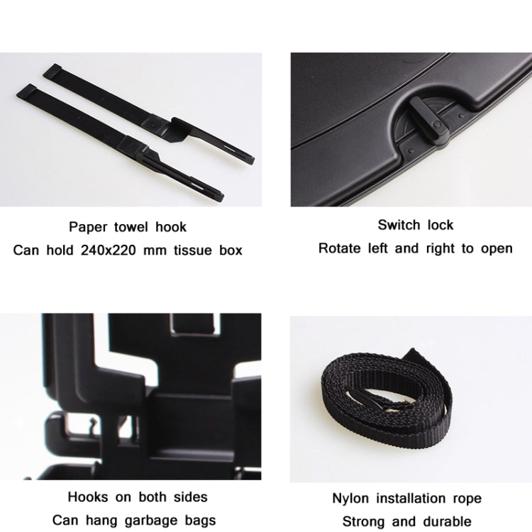 Car Seat Back Sundries And Beverage Storage Tray(Brown) - Car Drink Holders by PMc TechLife | Online Shopping South Africa | PMc TechLife | Buy Now Pay Later Mobicred