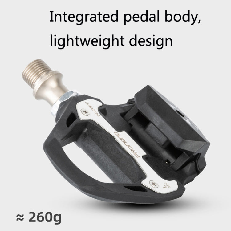 1 Pair PROMEND PD-R97P Bicycle Self-Locking Pedal Road Bike Nylon Lock Pedal SPD System Cassette Palin Pedal(Black) - free shipping - PMc TechLife - Order now!
