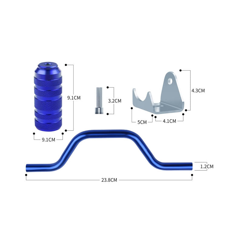 TF-2011 Motorcycle Modification Pedal Rod Universal Elbow Pedal(Blue) - Others by PMC TechLife | Online Shopping South Africa | PMC TechLife | Buy Now Pay Later Mobicred