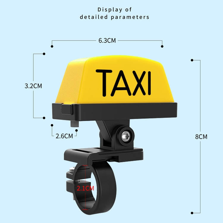 Motorcycle Modified Personality Taxi Motor Light Electric Car Helmet Decorative Warning Light, Specification: Strobe(Yellow) - Signal Lights by PMC Jewellery | Online Shopping South Africa | PMC Jewellery | Buy Now Pay Later Mobicred