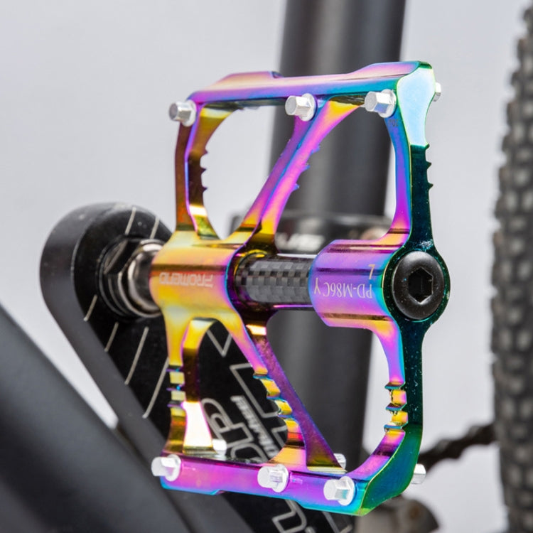 1 Pair PROMEND Three Peilin Bearing Aluminum Alloy CNC Bicycle Colorful Pedal PD-M86CY - free shipping - PMc TechLife - Order now!