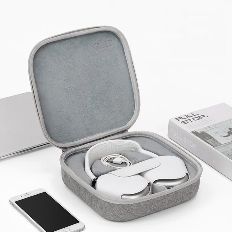Baona BN-F030 EVA Hard Shell Anti-Stress Headphones Storage Bag for AirPods Max(Grey) - free shipping - PMC TechLife - Order now!