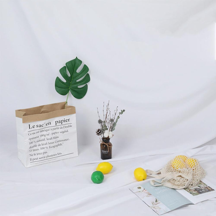 3 x 2.4m Photo Background Cloth Increased Widened Photography Cloth Live Broadcast Solid Color Cloth(White) - free shipping - PMC TechLife - Order now!