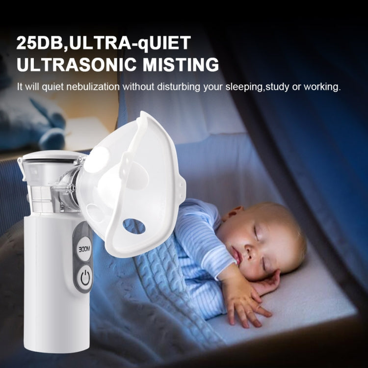 YMK-R7  Ultrasonic Wave Handheld Nebulizer Portable Child Adult Compressed Nebulizer, Style: Dry Battery - free shipping - PMC TechLife - Order now!